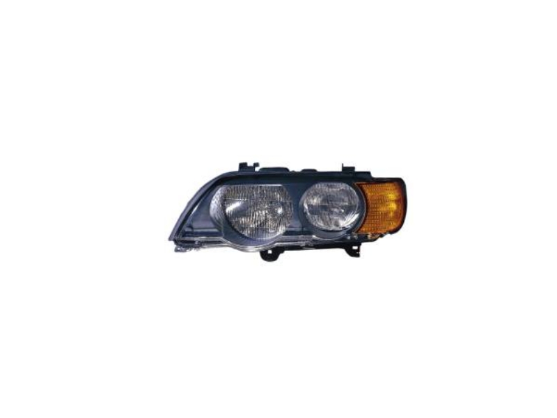 BMW X5 E53 2002 2003 FARO IZQUIERDO CON REGULACION ELECTRICO AMARILLO